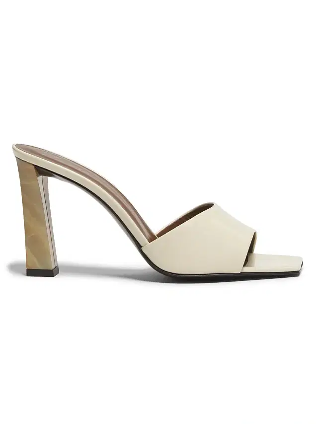 Women's Vernice Vague 90MM Patent Leather Sandals - Off White