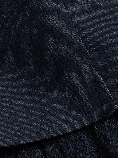 Cinq à Sept Women's Roxie Lace-Trim Denim Jacket - Indigo - Size 0 | Thumbnail 7