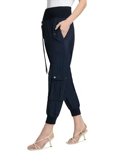 Cinq à Sept Women's Harmony Parachute Pants - Navy - Size XL | Thumbnail 4 Cinq à Sept Women's Harmony Parachute Pants - Navy - Size XL | Thumbnail 4