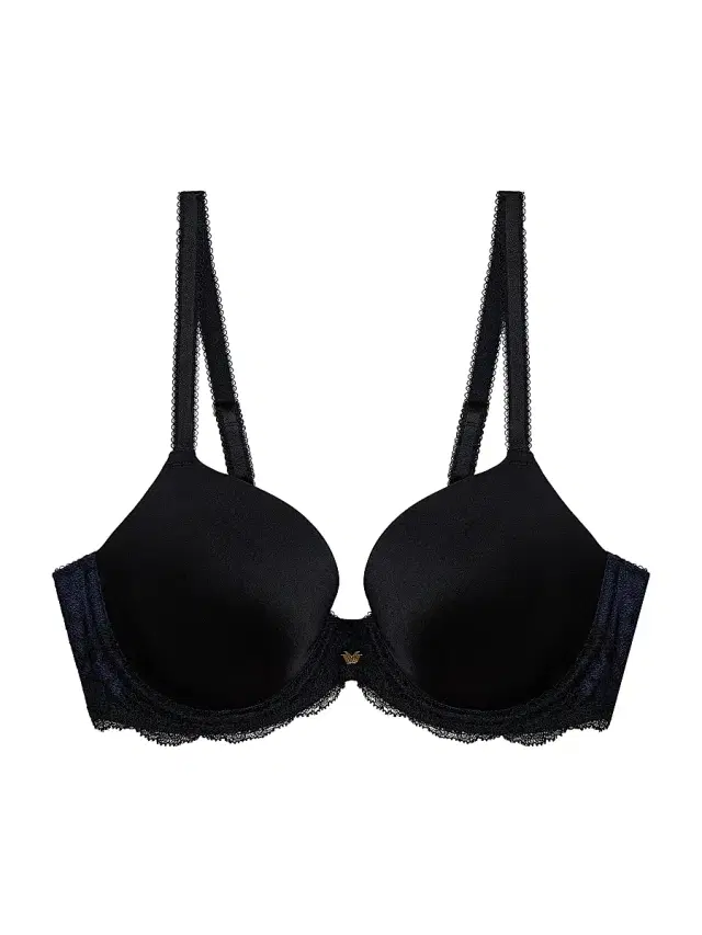 Wacoal Women's Modern Affair Contour Lace-Trimmed Bra - Night Sky Black
