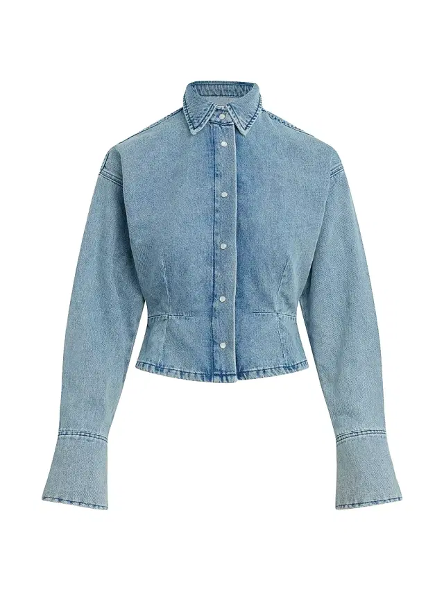 Favorite Daughter Women's The Eyes On Me Denim Shirt - Lexington