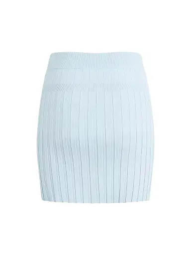 Favorite Daughter Women's The Cecilia Rib-Knit Sweater Miniskirt - Sky Blue - Size XS | Thumbnail 2 Favorite Daughter Women's The Cecilia Rib-Knit Sweater Miniskirt - Sky Blue - Size XS | Thumbnail 2
