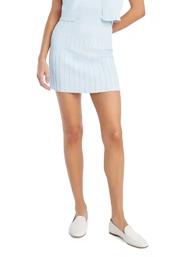 Favorite Daughter Women's The Cecilia Rib-Knit Sweater Miniskirt - Sky Blue - Size XS | Thumbnail 3 Favorite Daughter Women's The Cecilia Rib-Knit Sweater Miniskirt - Sky Blue - Size XS | Thumbnail 3