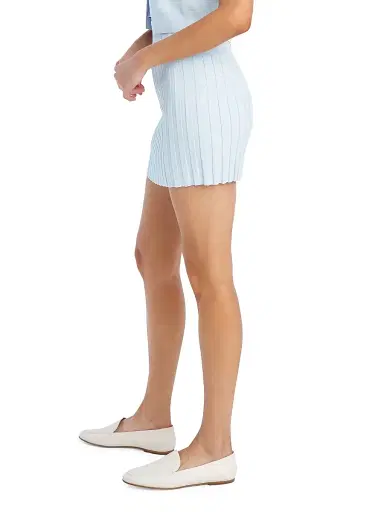 Favorite Daughter Women's The Cecilia Rib-Knit Sweater Miniskirt - Sky Blue - Size XS | Thumbnail 4 Favorite Daughter Women's The Cecilia Rib-Knit Sweater Miniskirt - Sky Blue - Size XS | Thumbnail 4
