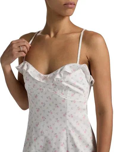 LoveShackFancy Women's Stephania Floral Minidress | Thumbnail 6 LoveShackFancy Women's Stephania Floral Minidress | Thumbnail 6