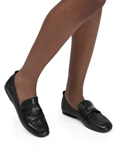 Marc Jacobs Women's The Jude Leather Loafers - Black | Thumbnail 6