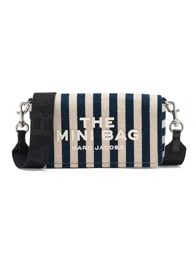 Marc Jacobs Women's The Stripe Canvas Mini Bag | Thumbnail 1 Marc Jacobs Women's The Stripe Canvas Mini Bag | Thumbnail 1