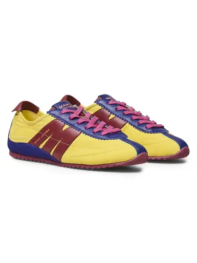 Marc Jacobs Women's The Bleeker 400 Leather Runner Sneakers - Bumblebee Multi - Size 6 | Thumbnail 2 Marc Jacobs Women's The Bleeker 400 Leather Runner Sneakers - Bumblebee Multi - Size 6 | Thumbnail 2