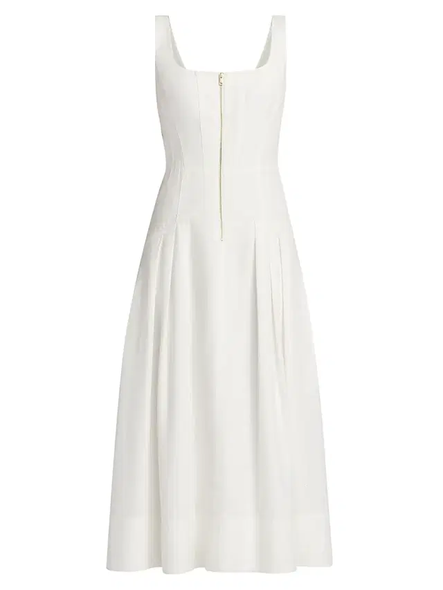 Ramy Brook Women's Moira Front-Zip A-Line Midi-Dress -