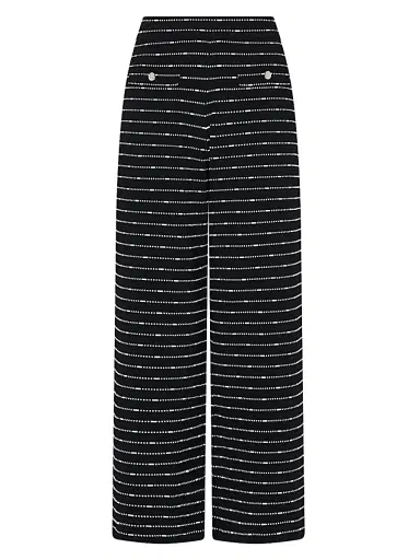 Milly Women's Lettie Striped Knit Pants | Thumbnail 1 Milly Women's Lettie Striped Knit Pants | Thumbnail 1