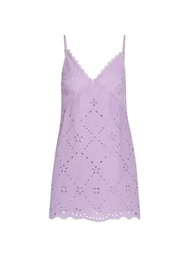 Hemant & Nandita Women's Cotton-Linen A-Line Minidress | Thumbnail 1 Hemant & Nandita Women's Cotton-Linen A-Line Minidress | Thumbnail 1