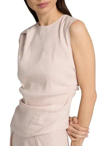 Proenza Schouler White Label Women's Anoushka Linen-Blend Top | Thumbnail 6 Proenza Schouler White Label Women's Anoushka Linen-Blend Top | Thumbnail 6
