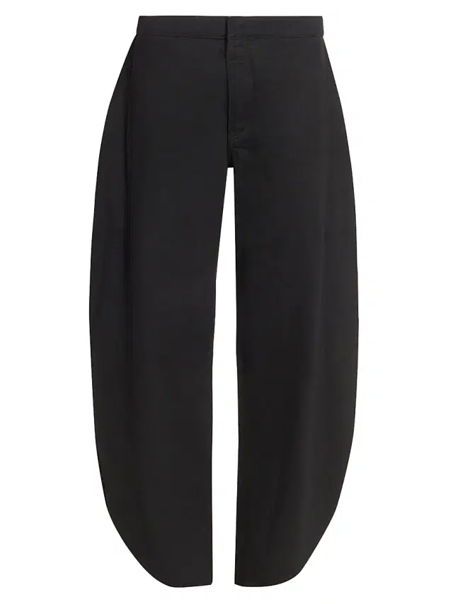 Women's Cotton Petal Pants - Noir Alaia