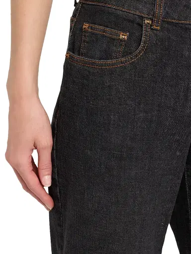 MAISON COMMON Women's Floral Broderie Anglaise Crop Jeans | Thumbnail 5 MAISON COMMON Women's Floral Broderie Anglaise Crop Jeans | Thumbnail 5