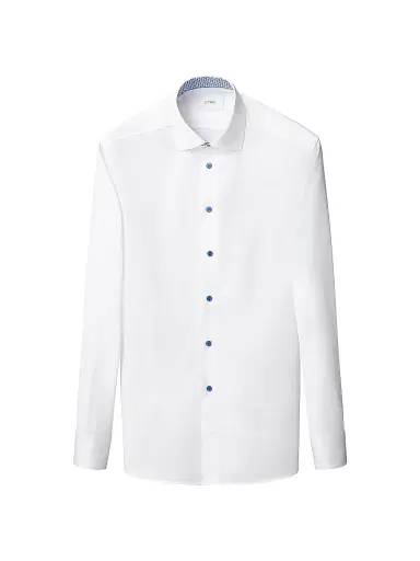 Eton Men's Signature Floral Twill Contemporary-Fit Shirt - White - Size 18 | Thumbnail 2