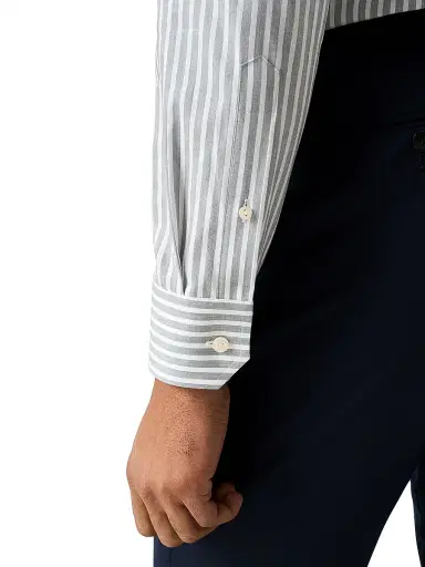 Eton Men's Slim-Fit Striped Twill Shirt | Thumbnail 5