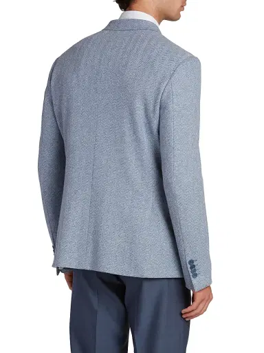 Etro Men's Chevron Single-Breasted Sport Jacket - Azzurro - Size 46 | Thumbnail 5 Etro Men's Chevron Single-Breasted Sport Jacket - Azzurro - Size 46 | Thumbnail 5