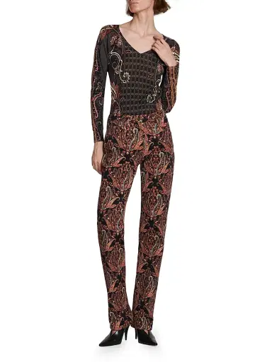Etro Women's Paisley Silk-Cashmere Sweater | Thumbnail 2