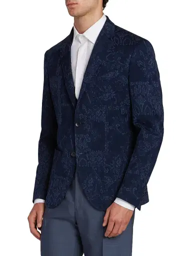 Etro Men's Roma Bandana Print Sport Jacket | Thumbnail 4 Etro Men's Roma Bandana Print Sport Jacket | Thumbnail 4
