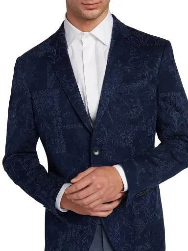 Etro Men's Roma Bandana Print Sport Jacket | Thumbnail 6 Etro Men's Roma Bandana Print Sport Jacket | Thumbnail 6