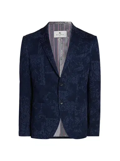 Etro Men's Roma Bandana Print Sport Jacket | Thumbnail 1 Etro Men's Roma Bandana Print Sport Jacket | Thumbnail 1