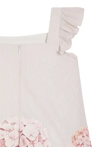 Dolce & Gabbana Little Girl's & Girl's Hydrangea Striped Dress - Roselline - Size 14 | Thumbnail 6