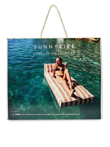Sunnylife Seagrass Stripe Luxe Lie-On Lounger | Thumbnail 4 Sunnylife Seagrass Stripe Luxe Lie-On Lounger | Thumbnail 4