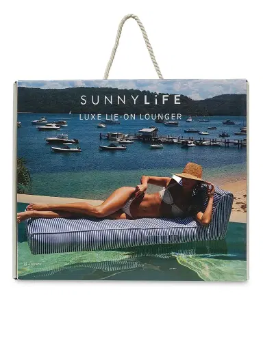 Sunnylife Le Weekend Luxe Lie-On Lounger Float | Thumbnail 3 Sunnylife Le Weekend Luxe Lie-On Lounger Float | Thumbnail 3