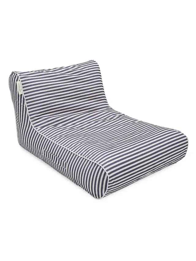 Marine Stripe Luxe Floating Chair - Blue