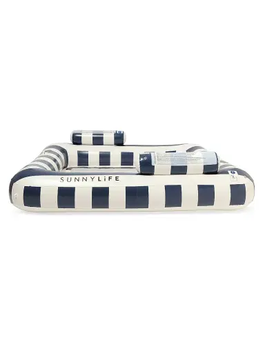 Sunnylife Le Weekend Deluxe Twin Hammock - Blue | Thumbnail 3