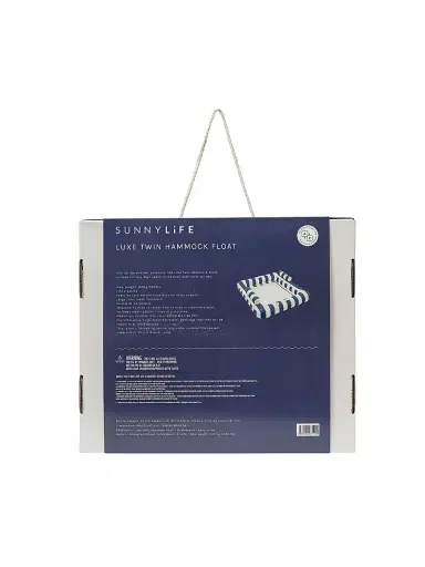 Sunnylife Le Weekend Deluxe Twin Hammock - Blue | Thumbnail 5