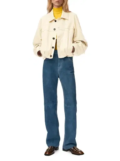 LOEWE Women's Twill Bomber Jacket | Thumbnail 2