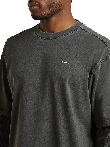 G-Star Men's Double Layer Long-Sleeve T-Shirt | Thumbnail 6