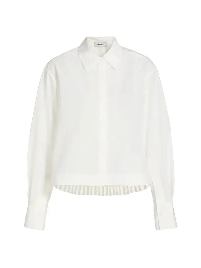SIMKHAI Women's Kacey Lace Cotton Button-Front Shirt -