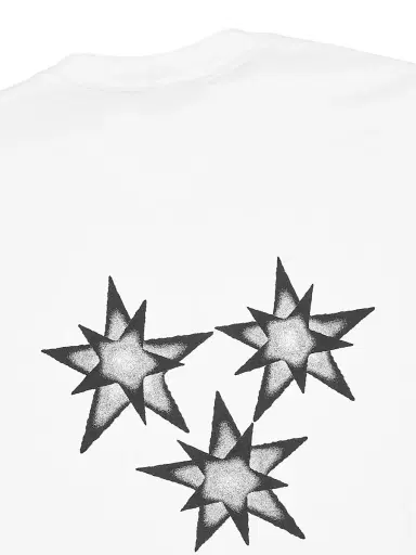 RTA Men's Exodus Colin Oversized T-Shirt - White Smoky Stars | Thumbnail 4
