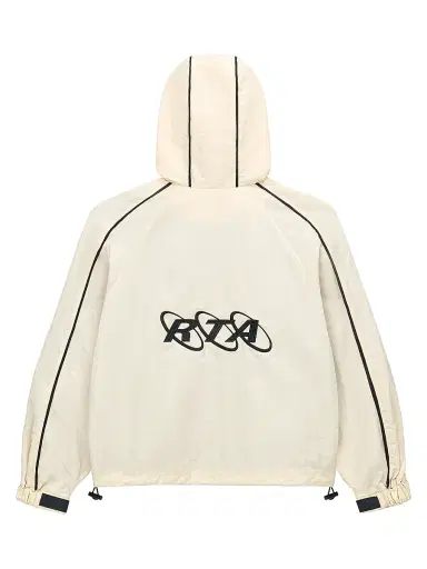 RTA Men's Exodus O-Zayden Hooded Windbreaker Jacket - Raw Sand - Size XXL | Thumbnail 2