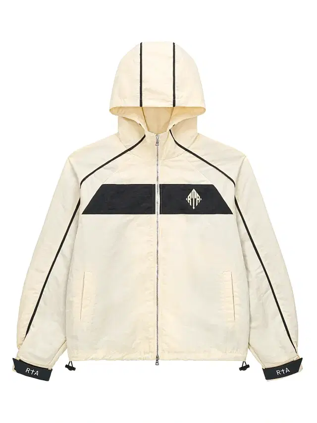 RTA Men's Exodus O-Zayden Hooded Windbreaker Jacket - Raw Sand