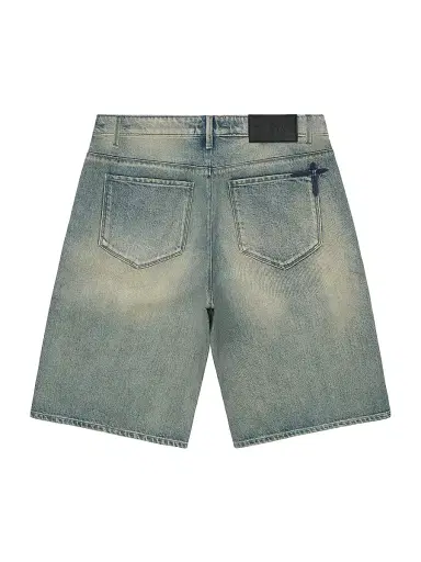 RTA Men's Exodus Gustavo Denim Bermuda Shorts - Dawn Wave - Size 33 | Thumbnail 2 RTA Men's Exodus Gustavo Denim Bermuda Shorts - Dawn Wave - Size 33 | Thumbnail 2
