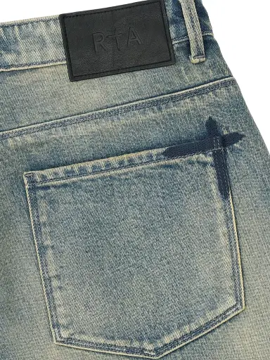RTA Men's Exodus Gustavo Denim Bermuda Shorts - Dawn Wave - Size 33 | Thumbnail 5 RTA Men's Exodus Gustavo Denim Bermuda Shorts - Dawn Wave - Size 33 | Thumbnail 5