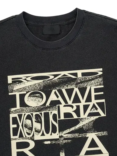 RTA Men's Exodus Elian Logo Graphic Cotton T-Shirt - Black Exodus | Thumbnail 3