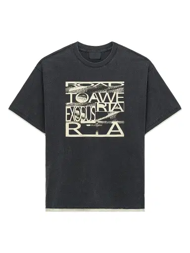 RTA Men's Exodus Elian Logo Graphic Cotton T-Shirt - Black Exodus | Thumbnail 1