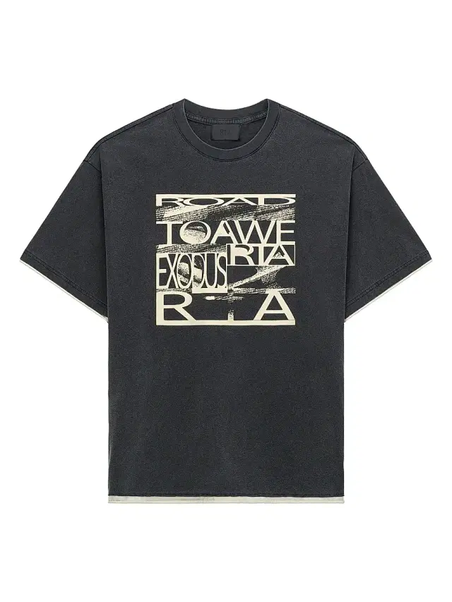 Men's Exodus Elian Logo Graphic Cotton T-Shirt - Black Exodus