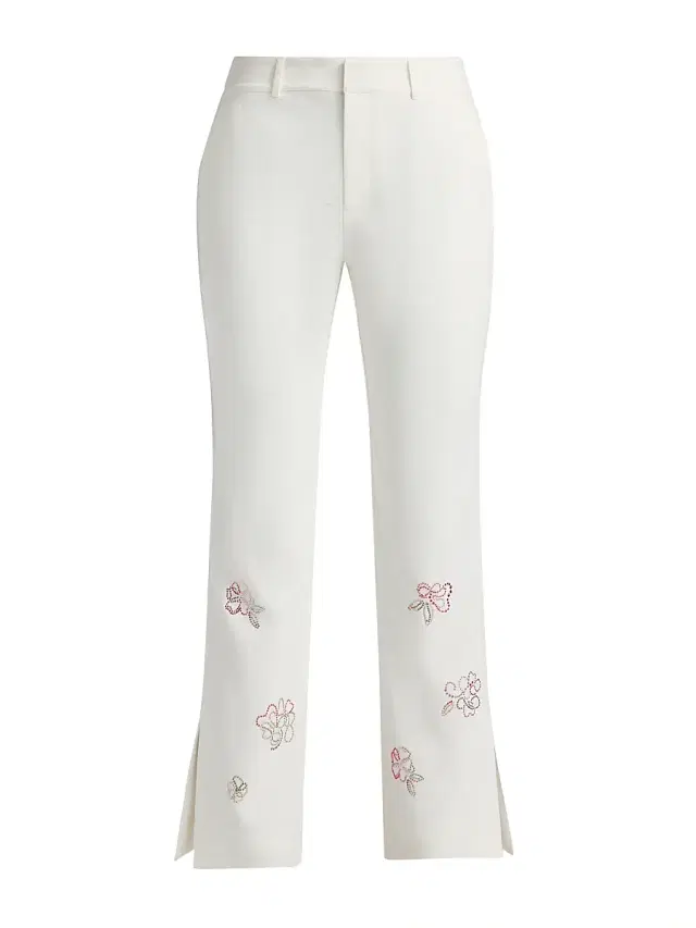 Women's Kerry Blooming Linework Crop Pants -  Multi