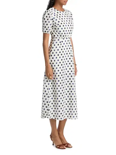Misa Los Angeles Women's Blanche Polka Dot Midi-Dress - Polka Dot | Thumbnail 4 Misa Los Angeles Women's Blanche Polka Dot Midi-Dress - Polka Dot | Thumbnail 4