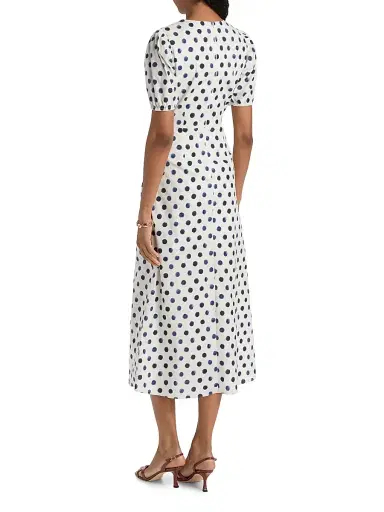Misa Los Angeles Women's Blanche Polka Dot Midi-Dress - Polka Dot | Thumbnail 5 Misa Los Angeles Women's Blanche Polka Dot Midi-Dress - Polka Dot | Thumbnail 5