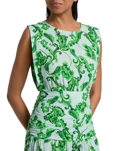 MISA Los Angeles Women's Divya Linen-Blend Midi-Dress - Floral Paisley | Thumbnail 6 MISA Los Angeles Women's Divya Linen-Blend Midi-Dress - Floral Paisley | Thumbnail 6