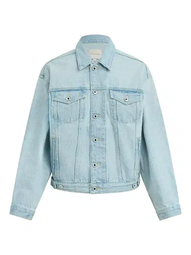 Favorite Daughter Women's The Otto Denim Trucker Jacket - Freeport - Size XS | Thumbnail 1