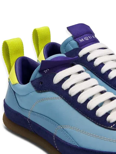 Alexander McQueen Women's EC1 Colorblocked Low-Top Sneakers - Demin Blue Navy Yellow - Size 5.5 | Thumbnail 5 Alexander McQueen Women's EC1 Colorblocked Low-Top Sneakers - Demin Blue Navy Yellow - Size 5.5 | Thumbnail 5