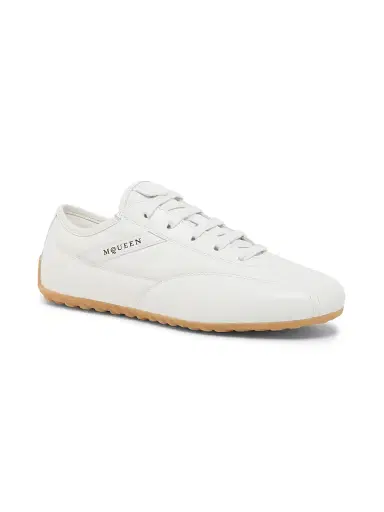 McQueen Women's Boxe Leather Low-Top sneakers - Off White | Thumbnail 2