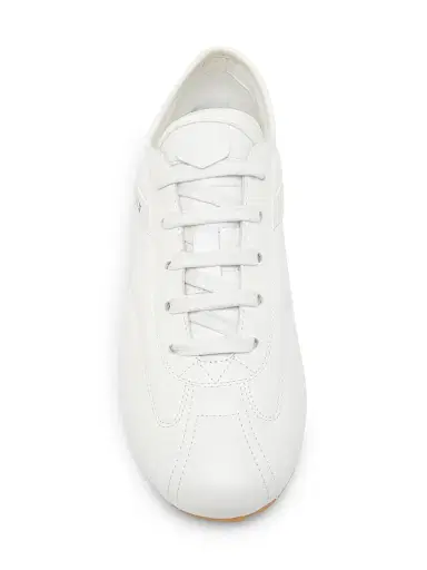 McQueen Women's Boxe Leather Low-Top sneakers - Off White | Thumbnail 4